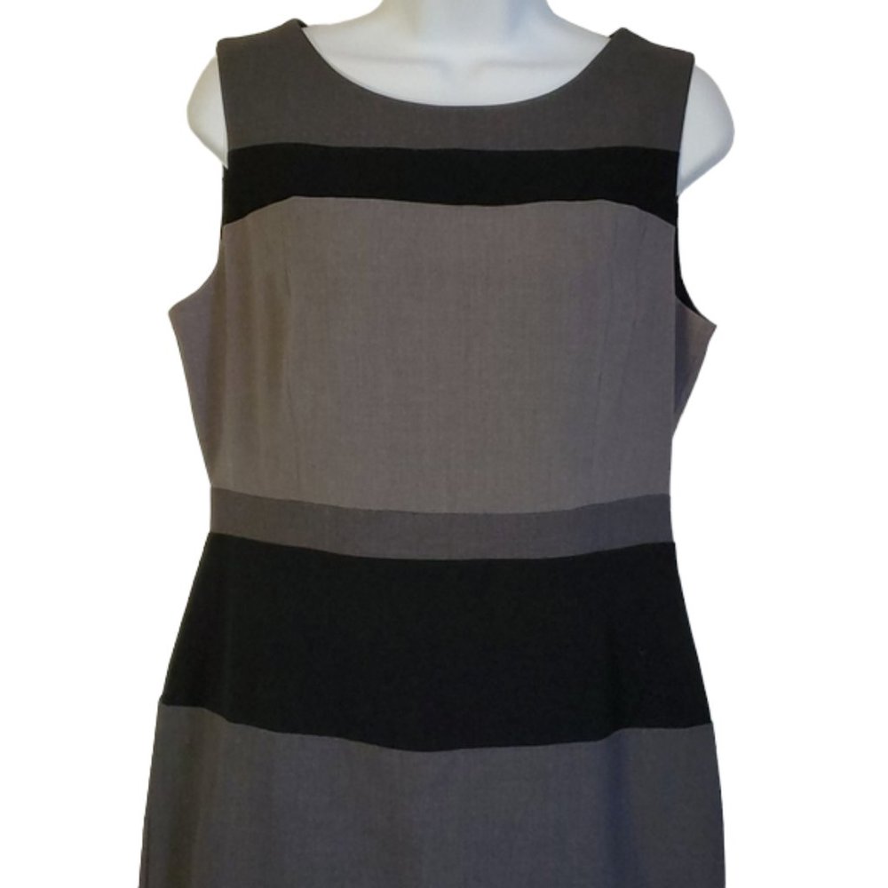 Nine West Color Block Stripe Sleeveless Dress - image 4